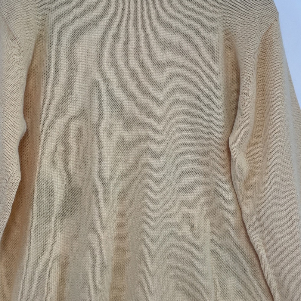 Vintage Heirloom Collectibles Cardigan Sweater USA Hearts Cottagecore Granny L - Picture 12 of 13